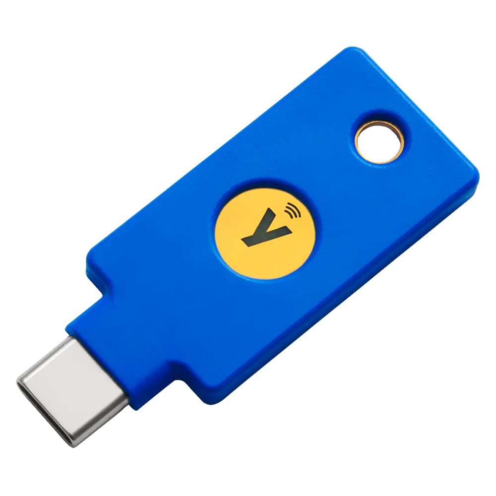 Picture of Yubikey FIDO security Key C NFC logo